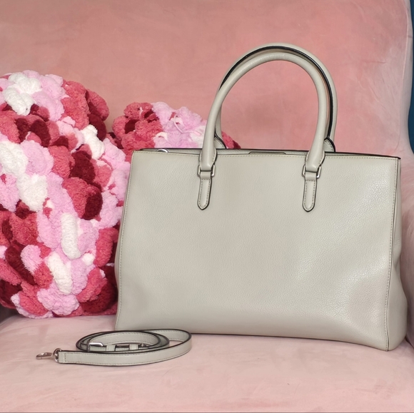 DKNY Whitney Leather Tote Bag Genuine Leather - Picture 2 of 6